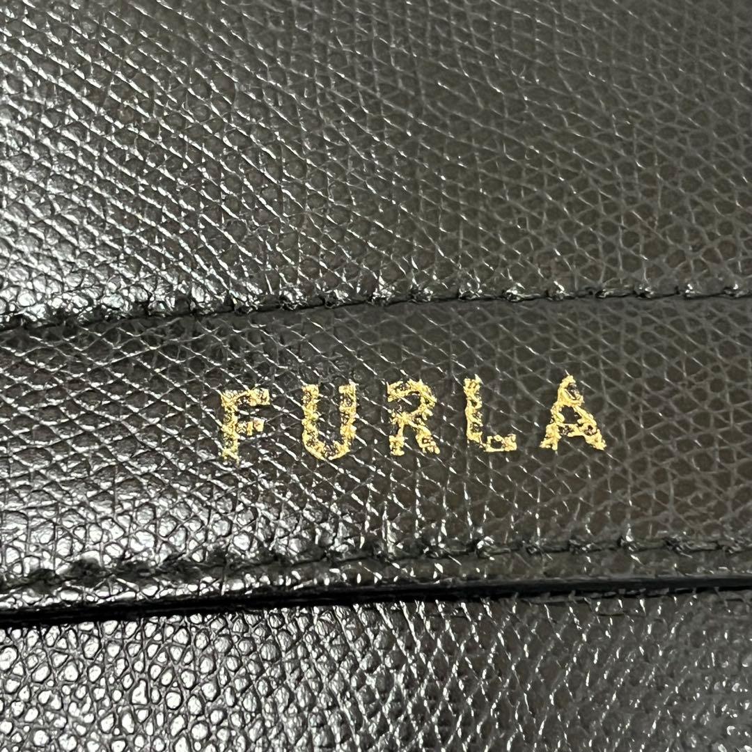 希少✨美品✨フルラ　新型パイパー　リュック バックパック　カデナ　レザー　黒