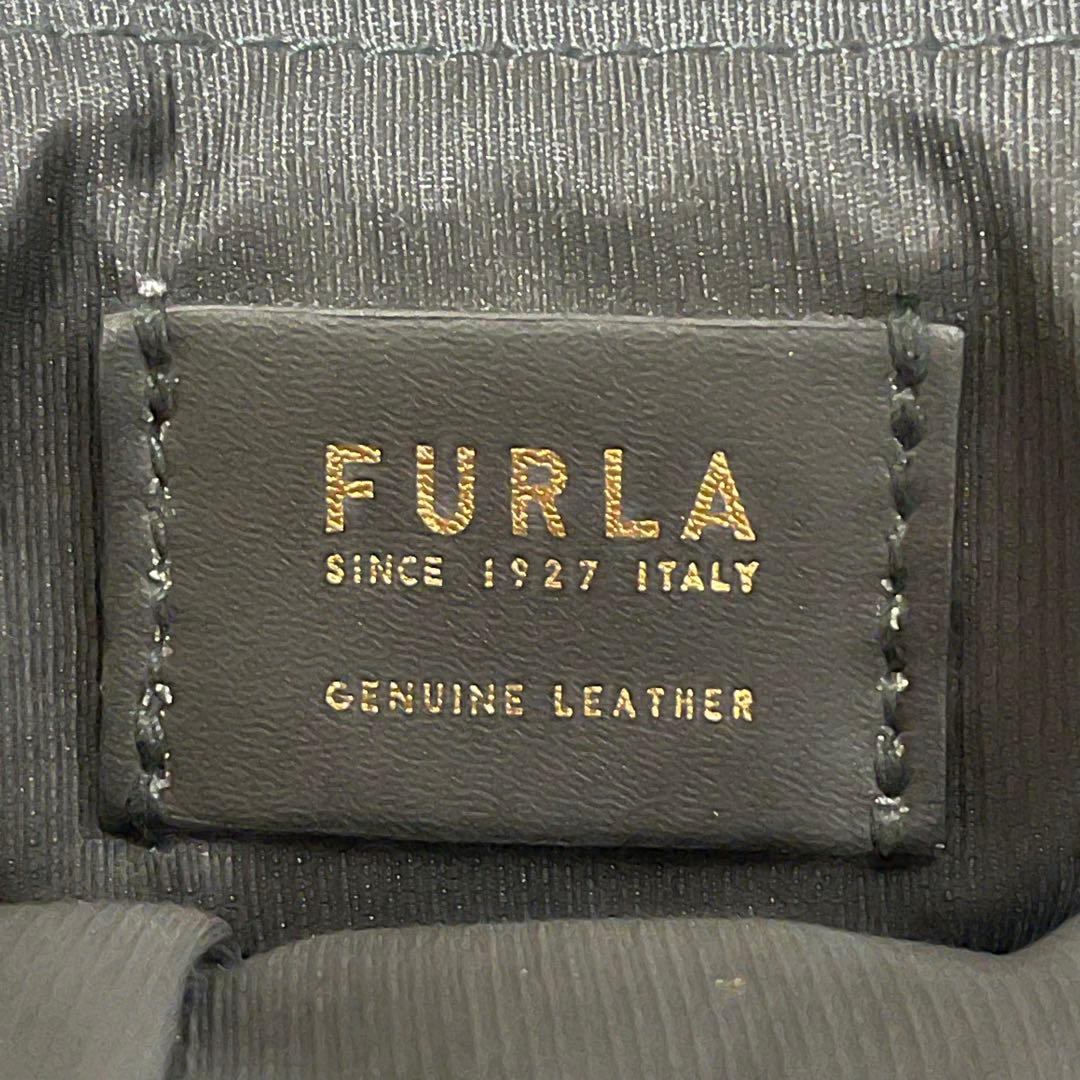 希少✨美品✨フルラ　新型パイパー　リュック バックパック　カデナ　レザー　黒