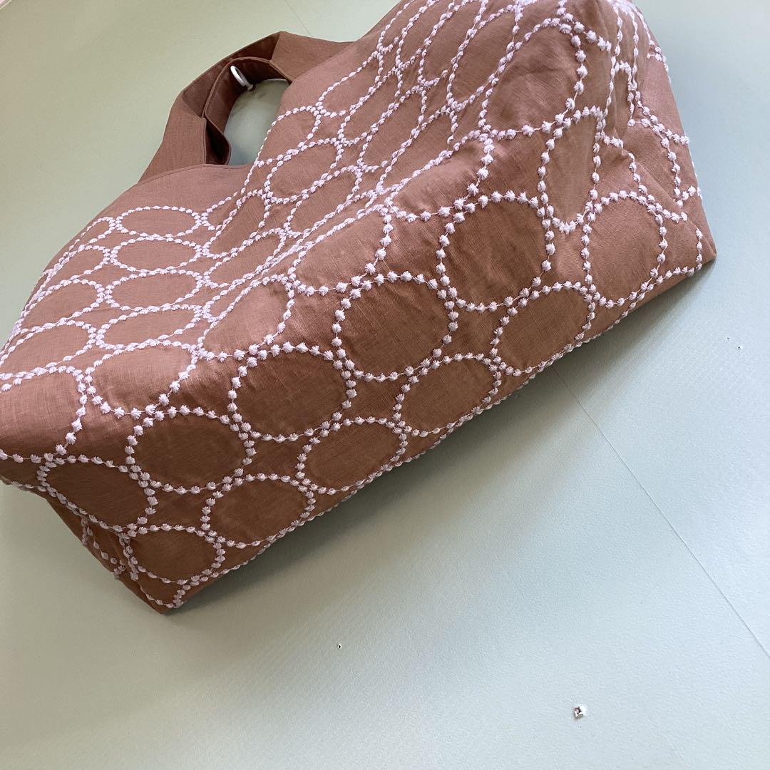 専用です！ミナペルホネンタンバリン両面でトートバッグ ハンドメイド