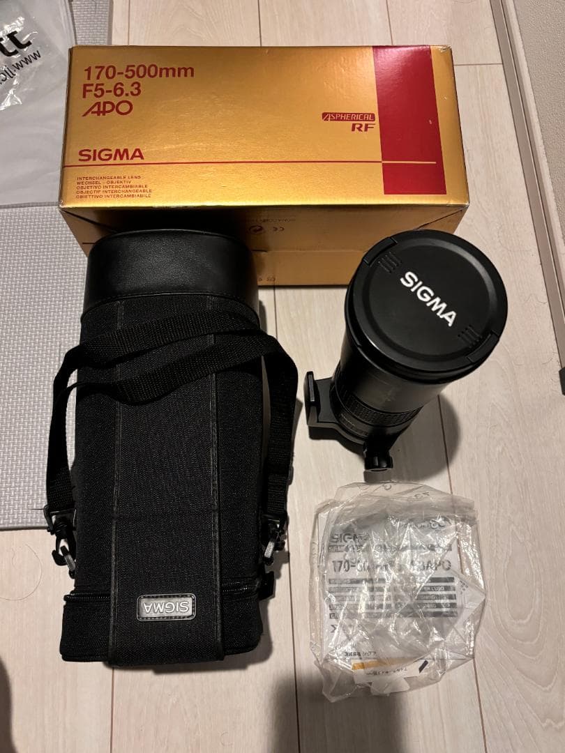sigma シグマ apo 170-500mm F5-6.3 　αマウント用