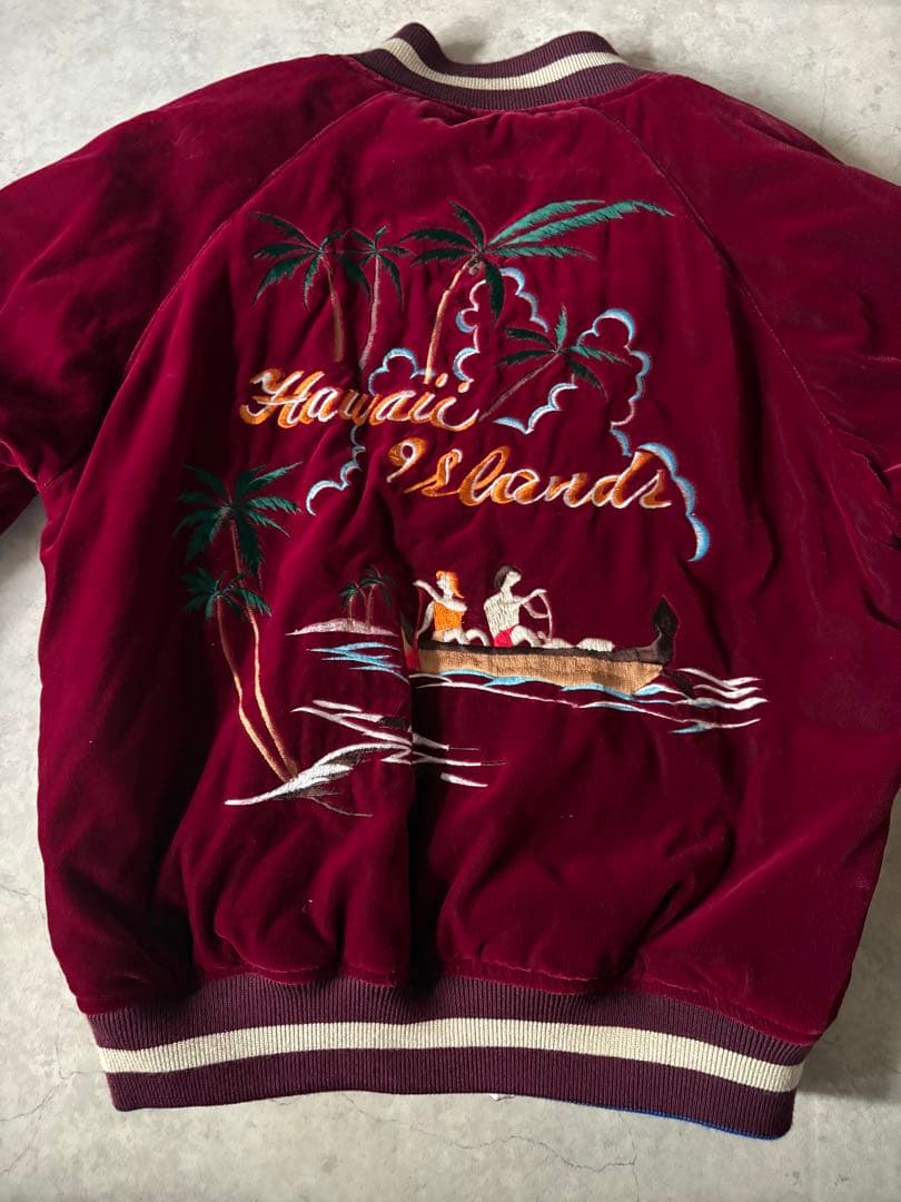 スカジャン リバーシブル ベロア