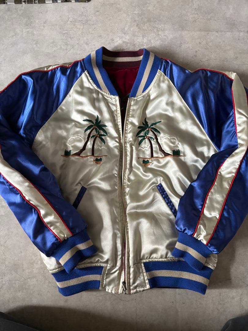 スカジャン リバーシブル ベロア