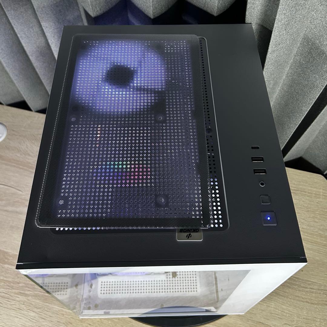 超高性能 光る 白ゲーミングPC Ryzen GTX1660 Windows11