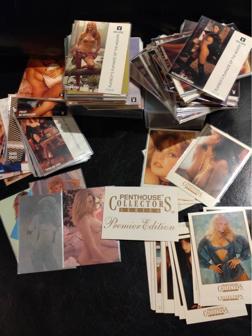 プレイボーイ　トレーディングカード&ケースレア＋100枚以上ペントハウスカード等