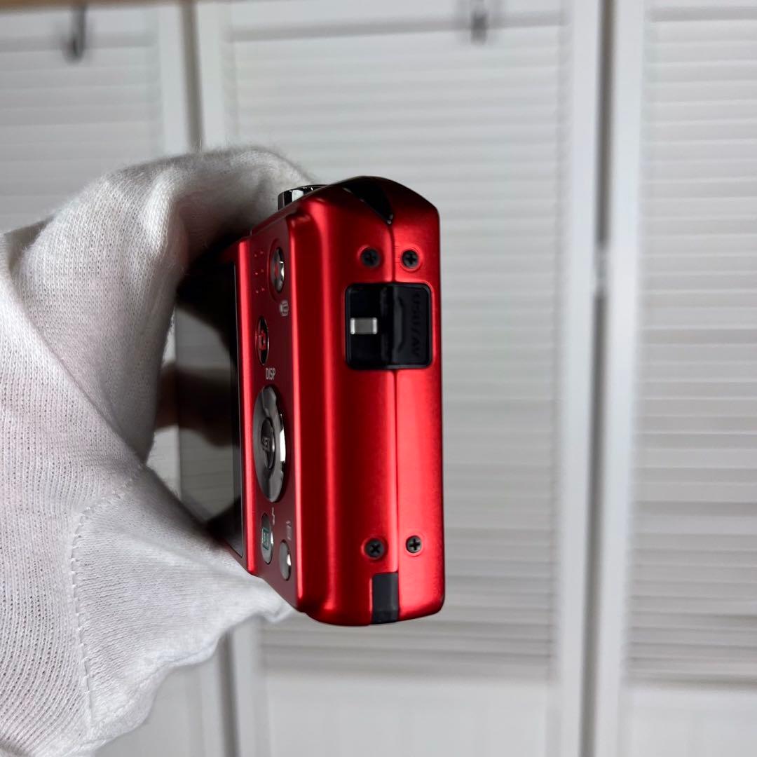 【匿名発送】カシオ　CASIO EXILIM デジタルカメラ　レッド　充電器付属