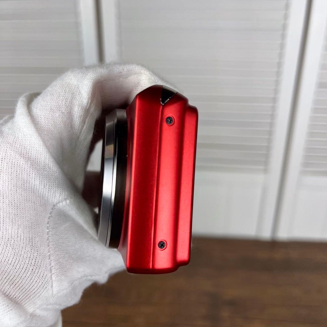 【匿名発送】カシオ　CASIO EXILIM デジタルカメラ　レッド　充電器付属