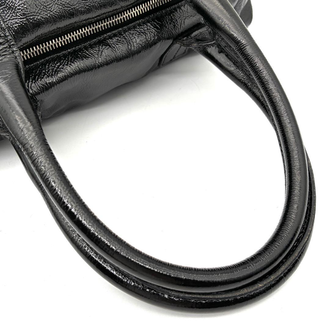 美品 イヴサンローラン リヴゴーシュ イージー ボストンバッグ Yロゴ レザー