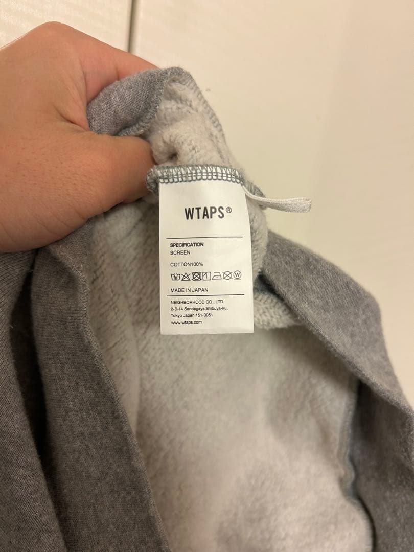 WTAPS MMXX SCREEN SWEAT HOODIE グレー Mオマケ付