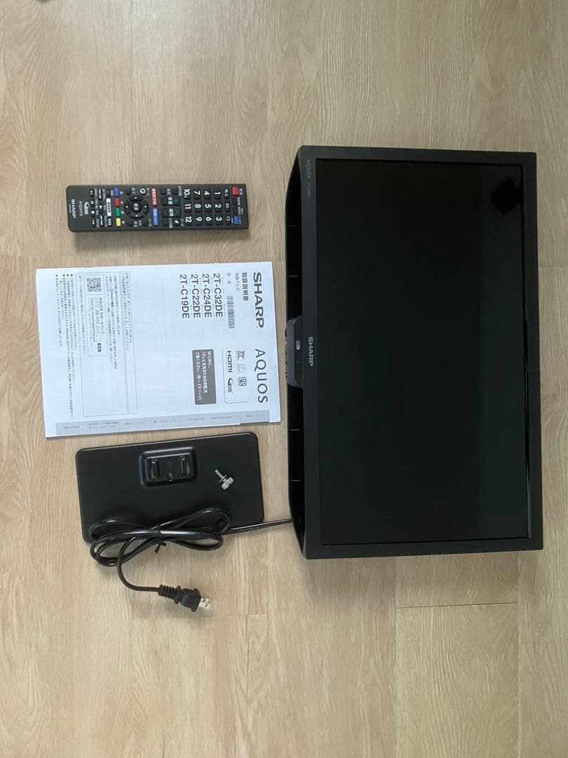 SHARP 19インチ液晶テレビ 2024年製 HDMI USB 接続可能