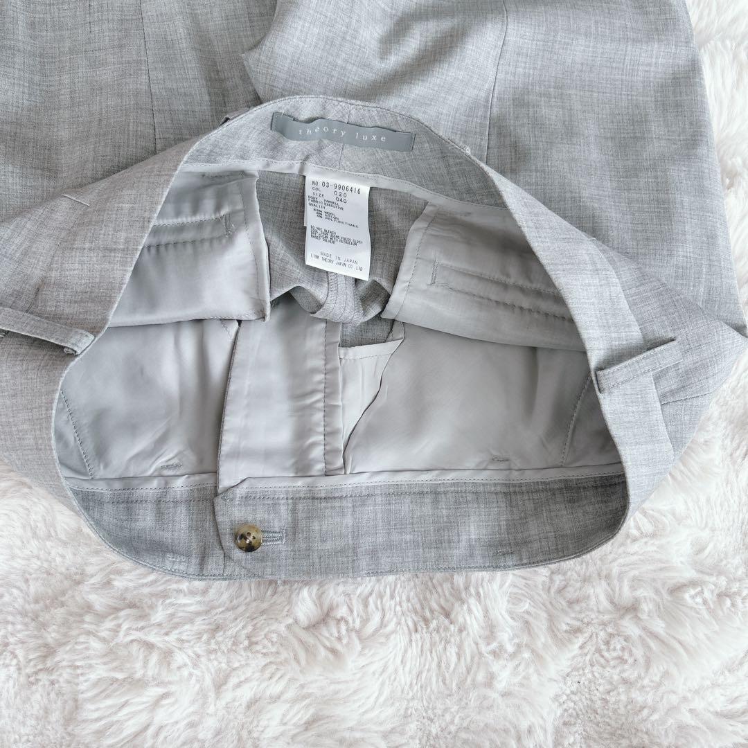 大きいサイズ42/40✨セオリーリュクス★パンツスーツ　セット　エグゼクティブ