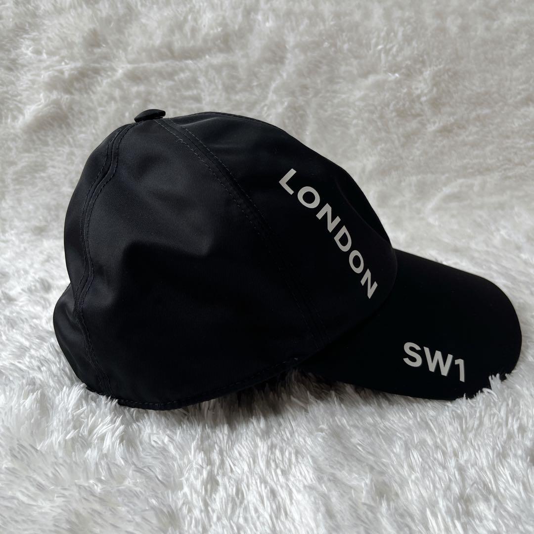 【美品】BURBERRY ホースフェリー 黒 ベースボールキャップ