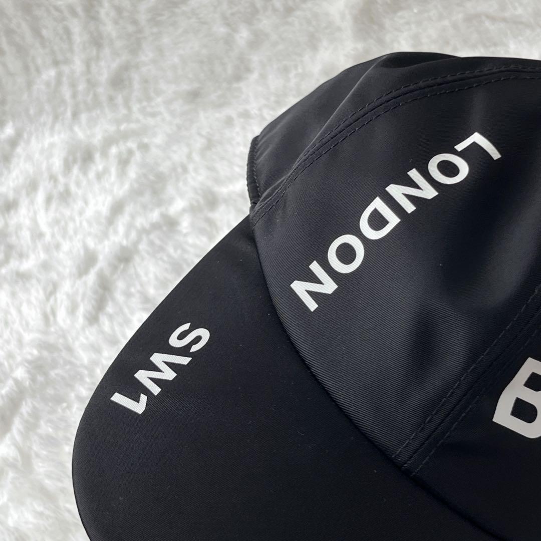 【美品】BURBERRY ホースフェリー 黒 ベースボールキャップ