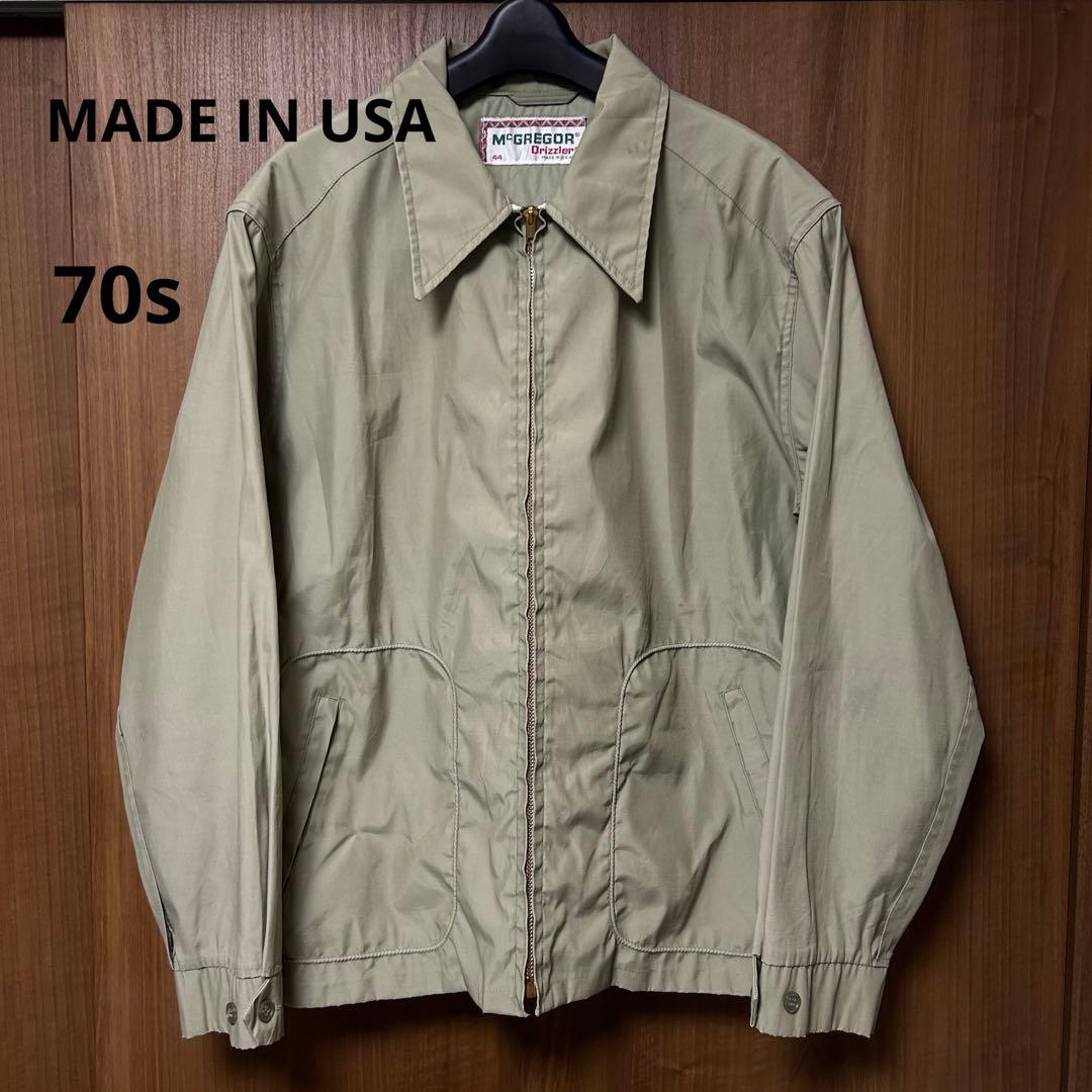 【70s美品】McGREGOR SCOTTISH DRIZZLER 米国製　44
