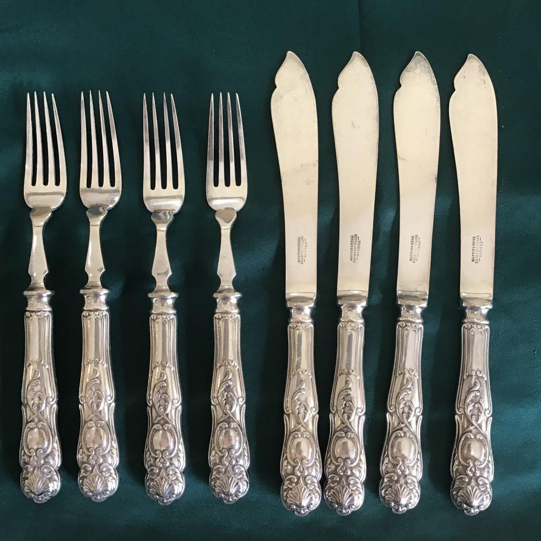 マッピンアンドウェッブ　デザートナイフ&フォーク　4組8本セット