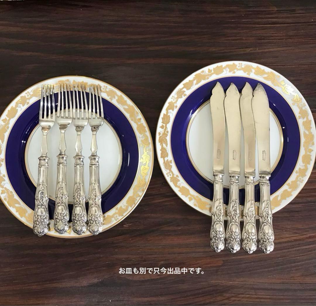 マッピンアンドウェッブ　デザートナイフ&フォーク　4組8本セット