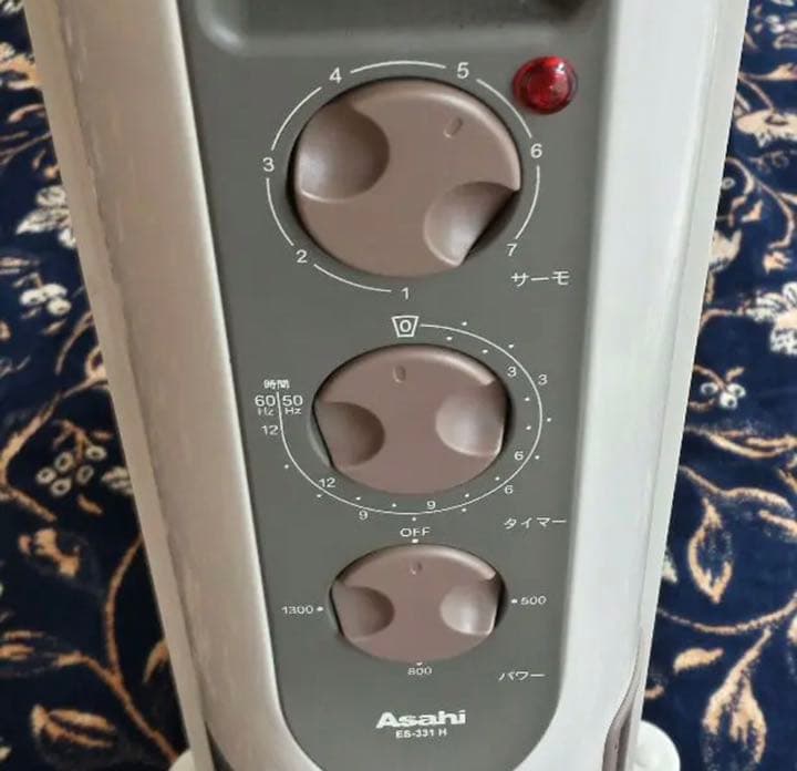 オイルヒーター　Asahi デロンギ　暖房