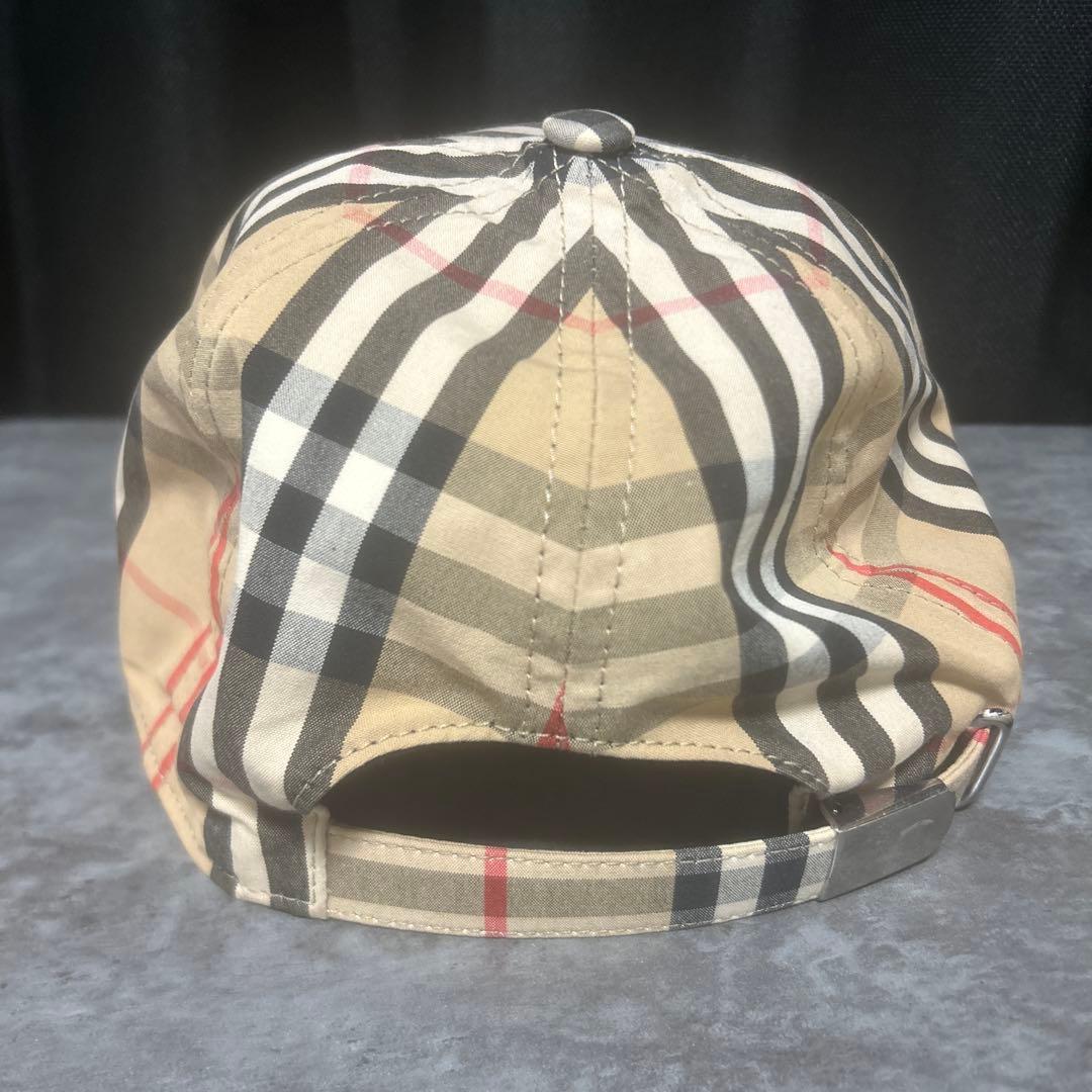 BURBERRY チェック柄 ベースボールキャップ Lサイズ