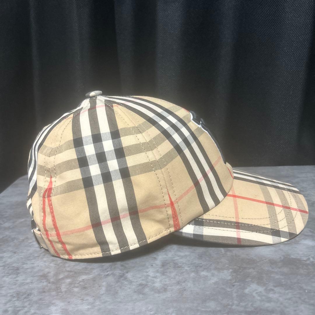 BURBERRY チェック柄 ベースボールキャップ Lサイズ