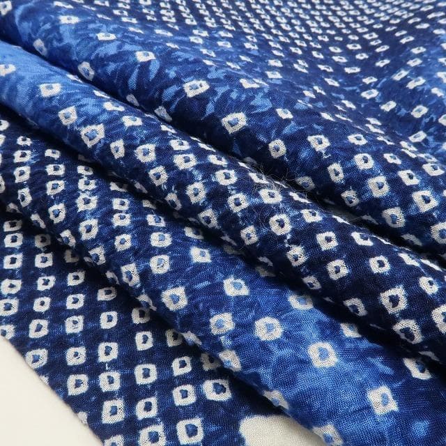 新品 やまと 有松鳴海絞り 蜻蛉 勝ち虫 夏着物 仕付け糸付 高級浴衣 6057