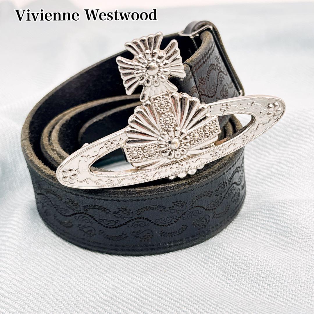 Vivienne Westwood ヴィヴィアンウエストウッドオーブ 刺繍ベルト