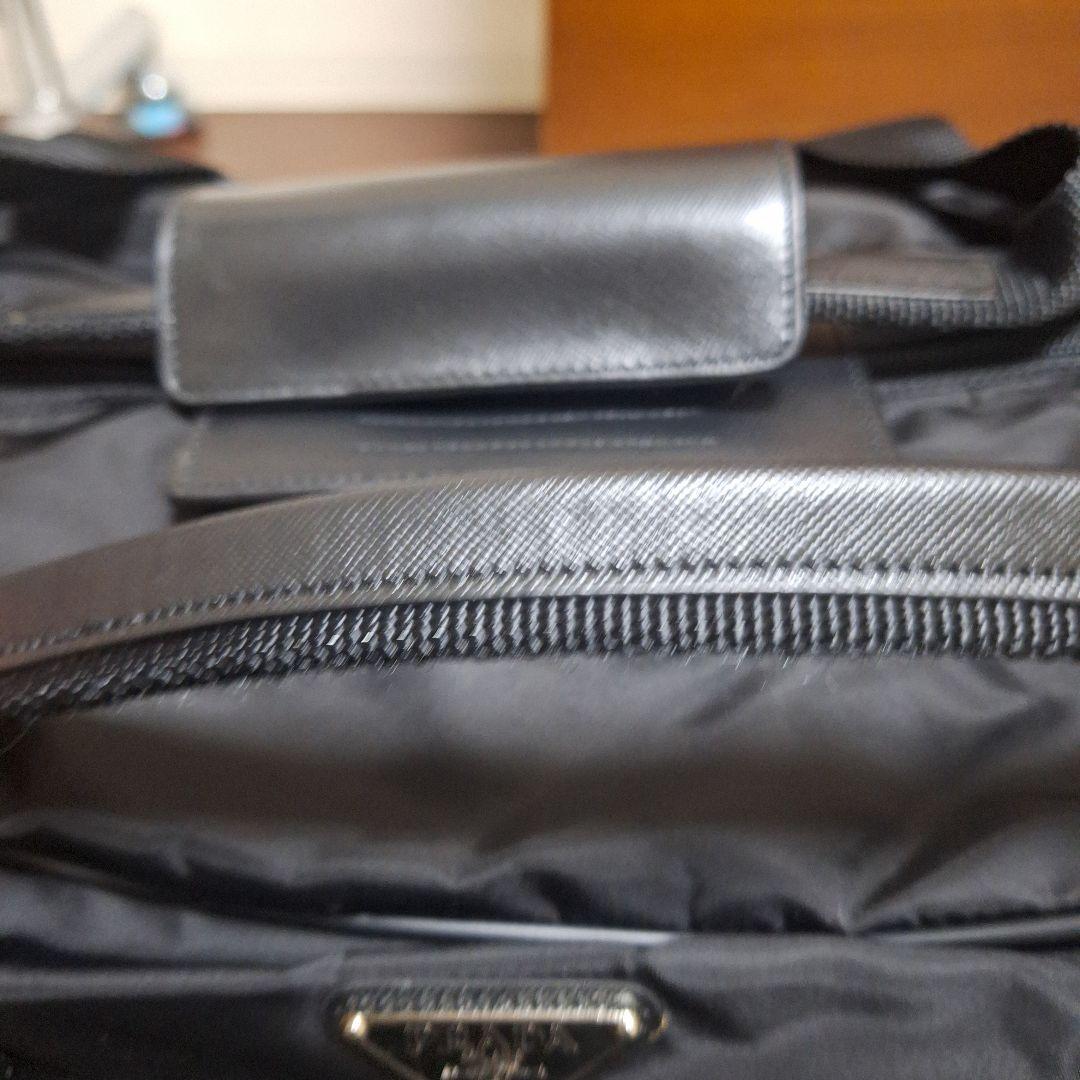 和人岸野　PRADA ボストンバッグ　黒