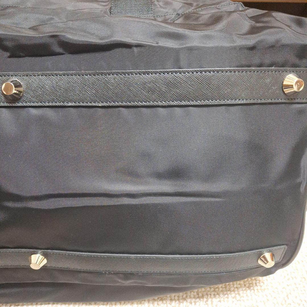 和人岸野　PRADA ボストンバッグ　黒