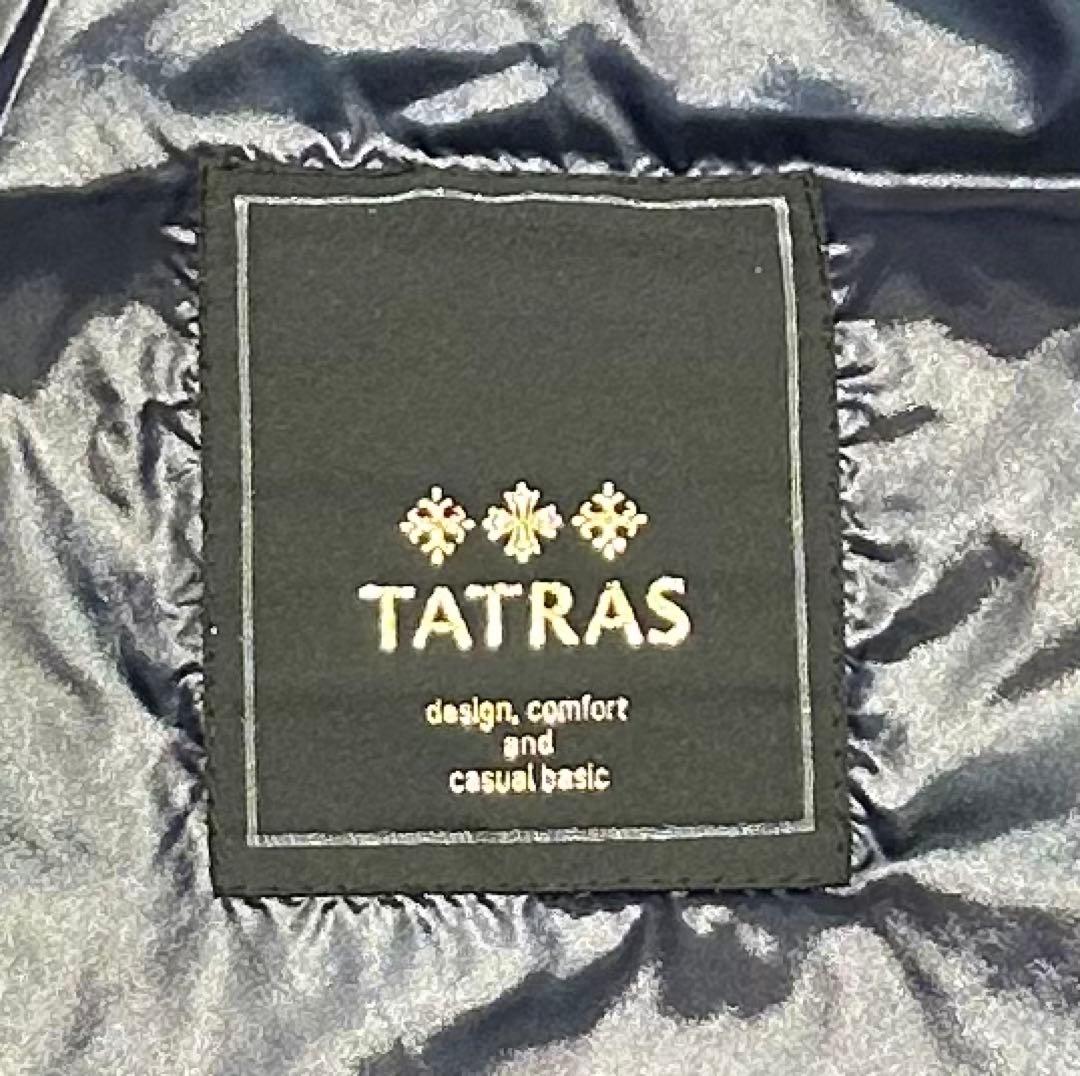 タトラス SABRINA ダウン ジャケット コート Aライン ネイビー 01