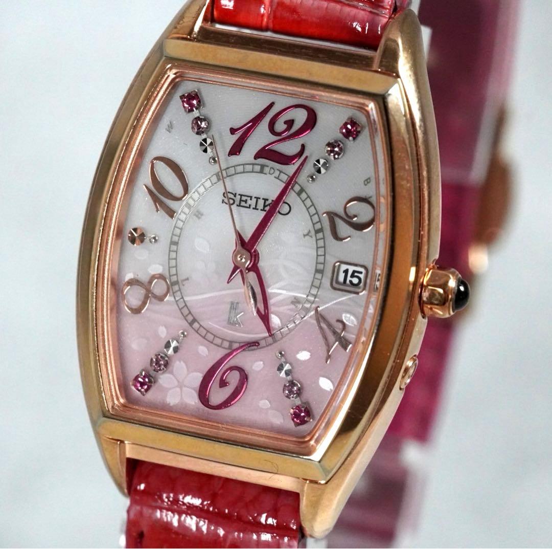 SEIKO セイコー ルキア SAKURA レディース 腕時計 限定 トノー
