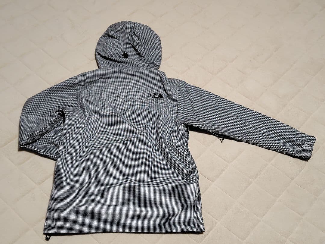 u*6様 ノースフェイスノベルティスクープジャケットチェック柄マウンテンパーカー