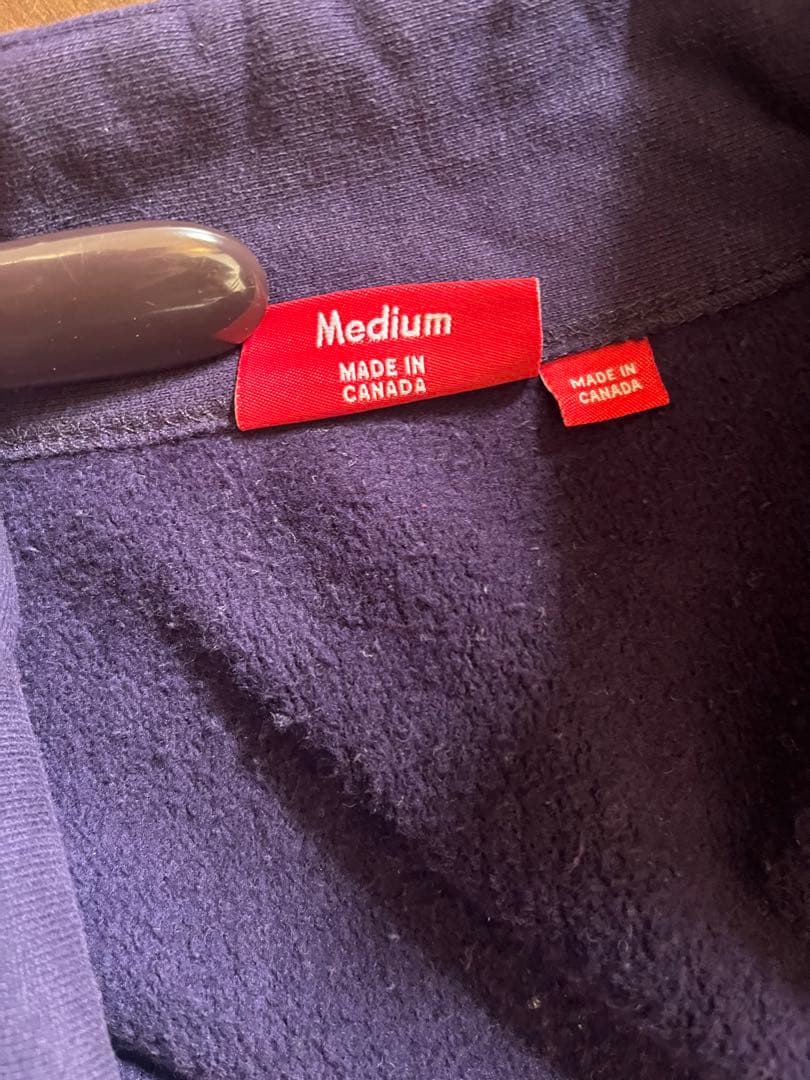 G*様 90s オールド supreme フルジップ スウェット 刺繍ロゴ カナ