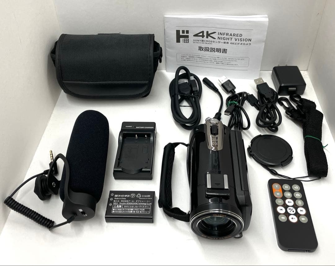 ドンキホーテ 4Kビデオカメラ DV-AC3-BK