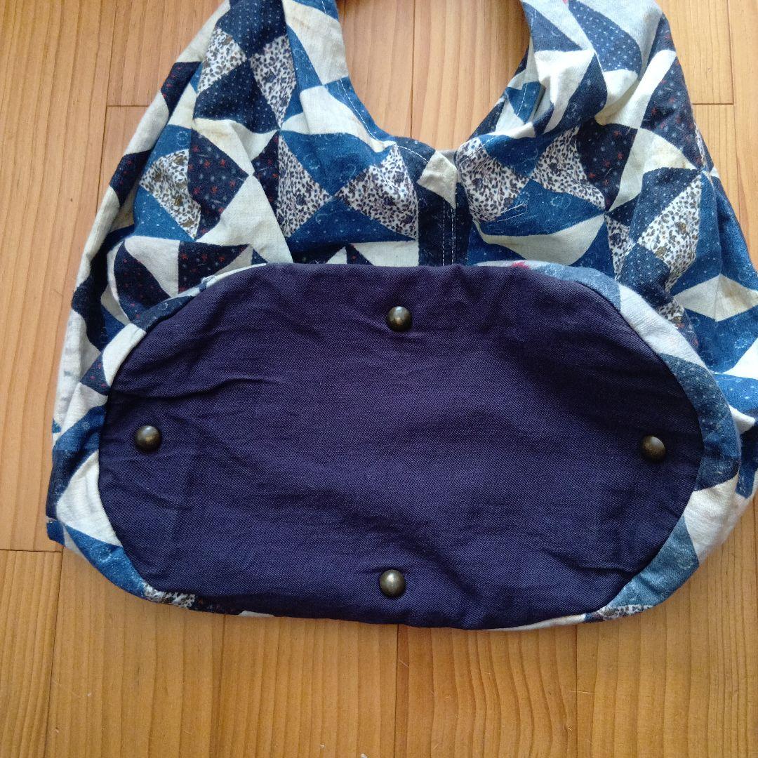 キャピタル　KAPITAL 転写　パッチワークプリント　バッグ