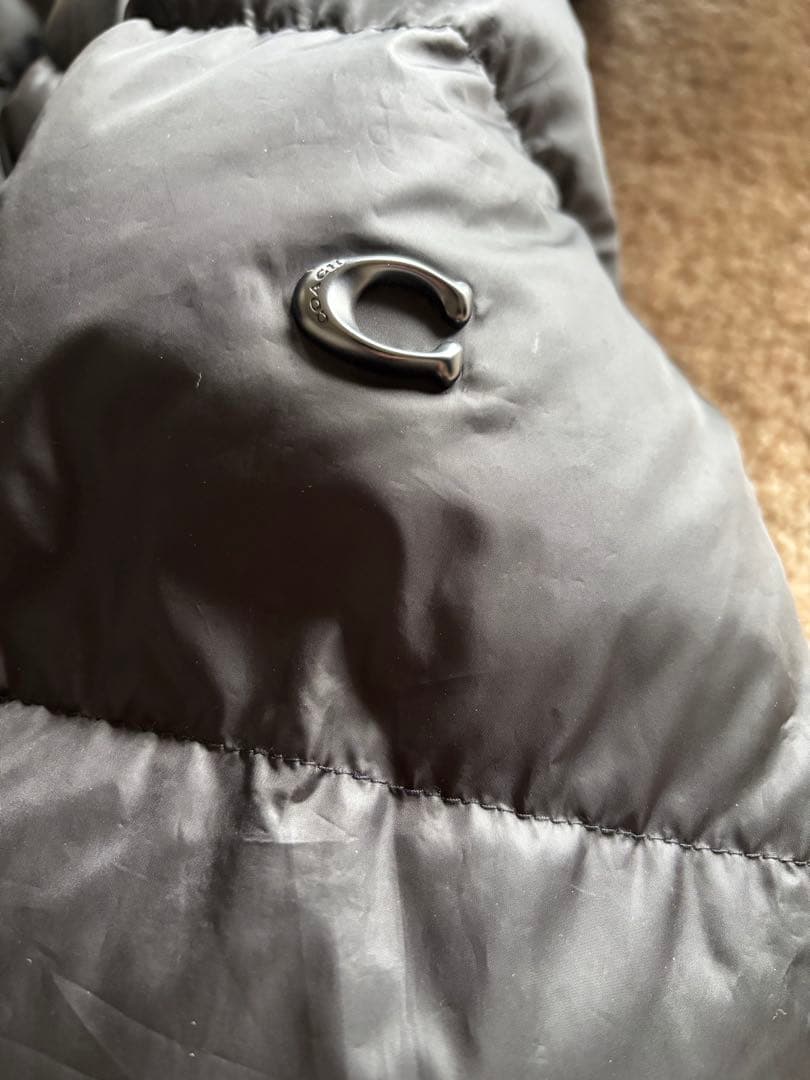 COACH コーチ❗️ダウンコート　ブラック　レディース　S ファー取り外し可❗️