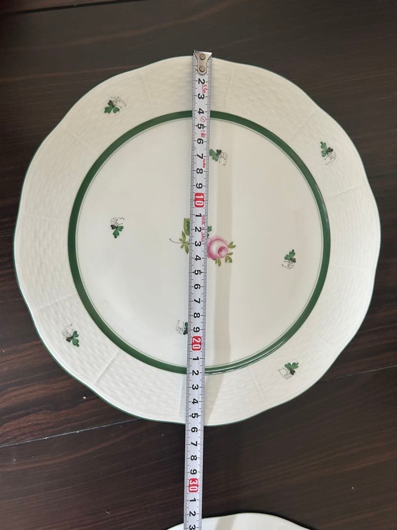 ヘレンド ウィーンのバラ プレート26cm 2枚セット