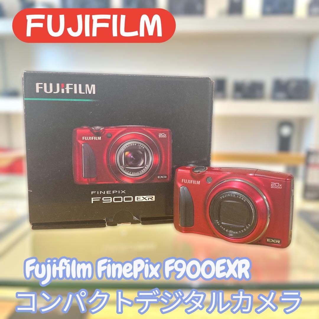 FUJIFILM FinePix F900EXR デジタルカメラ レッド