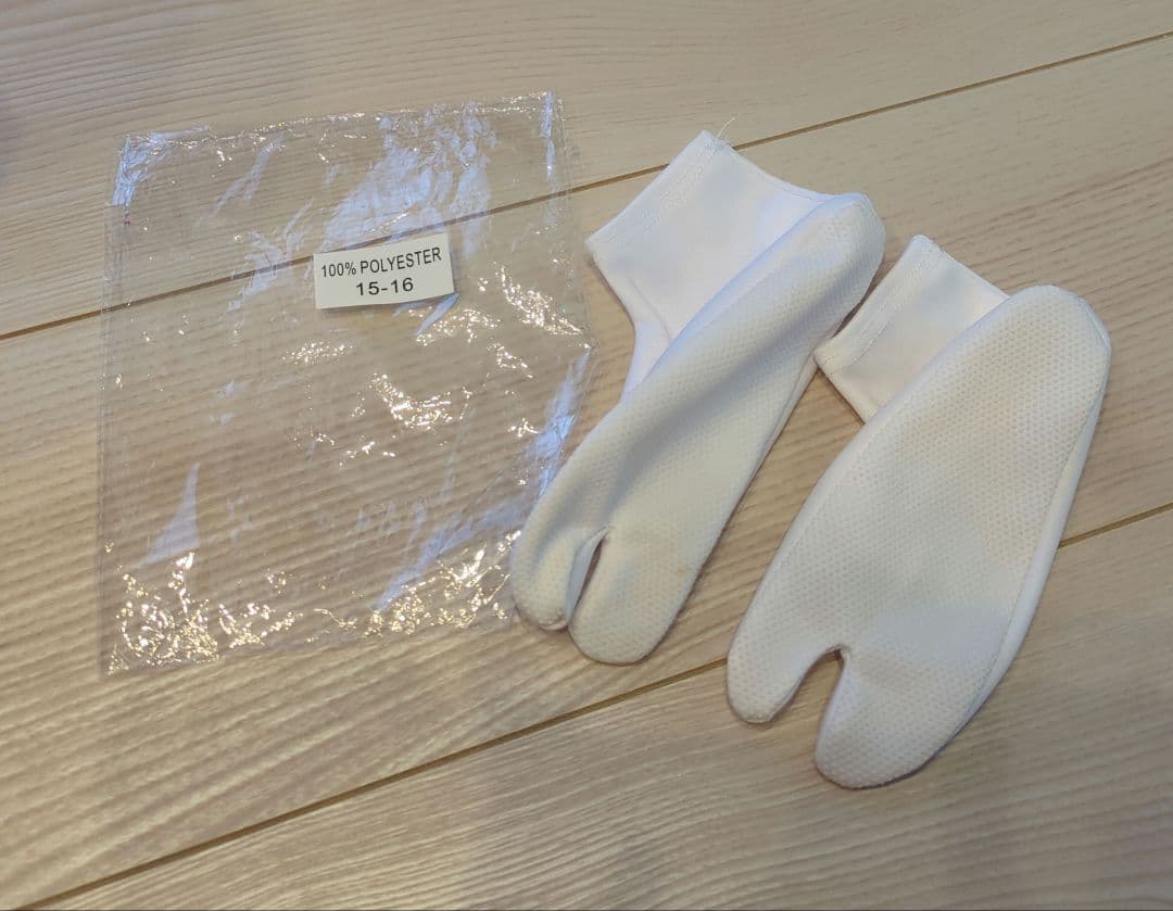 美品★3歳★白い被布＆紫花着物＆白草履小物