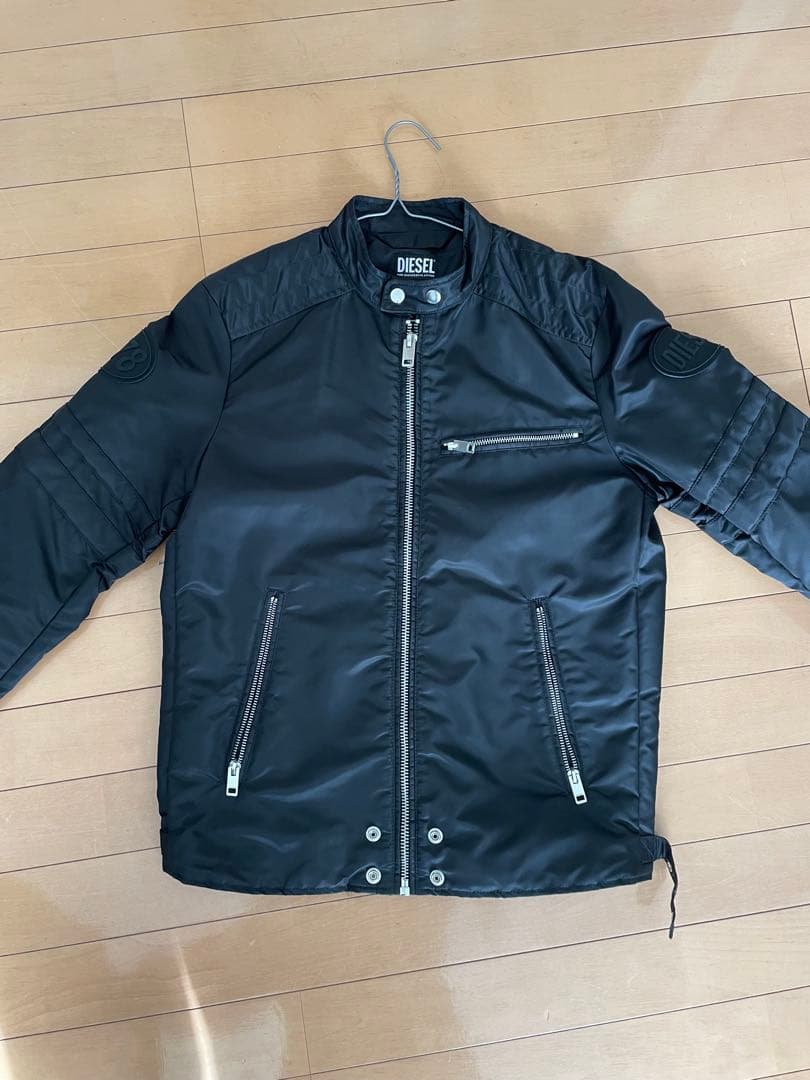 DIESEL ブラック ライダースジャケットM