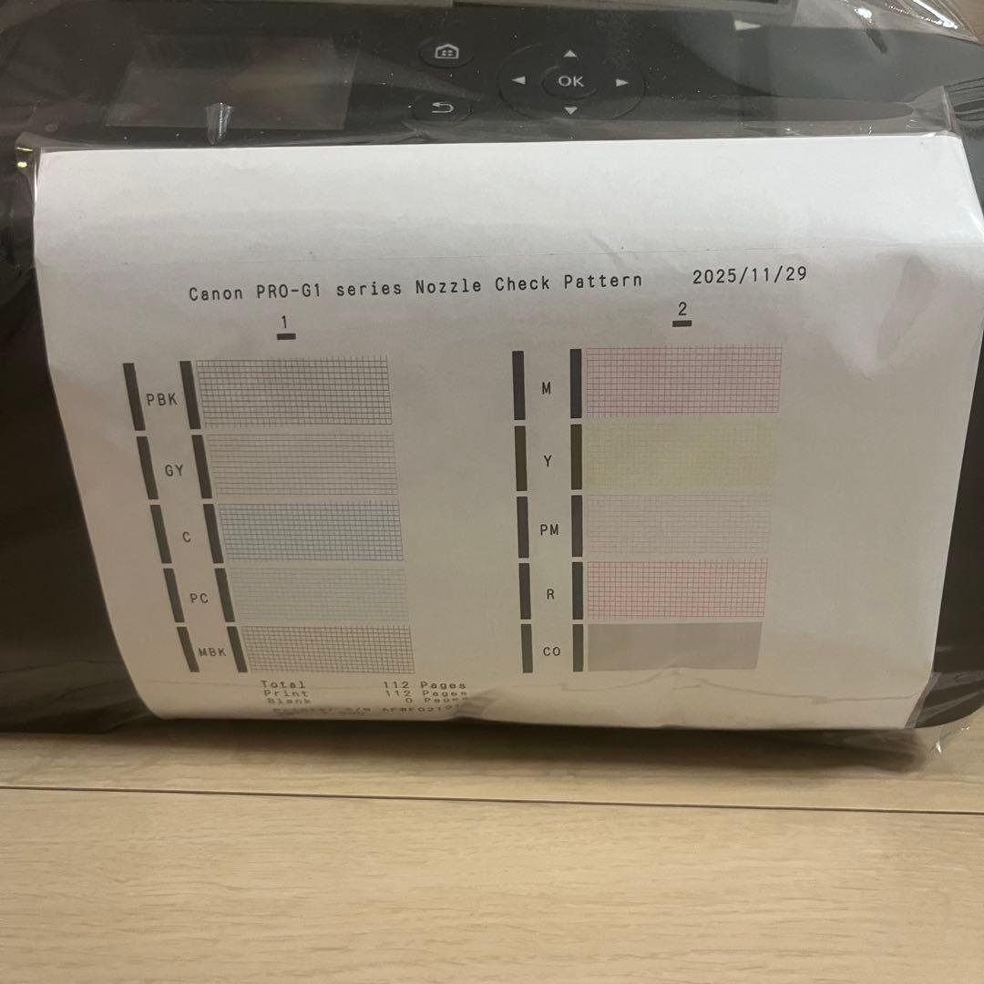 美品　Canon PRO-G1 インクジェットプリンター 　新品インク10個付