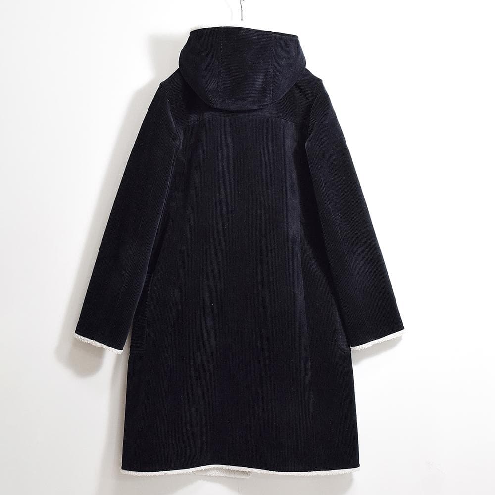 00s y2k クレージュ courreges コーデュロイ ダッフルコート 紺