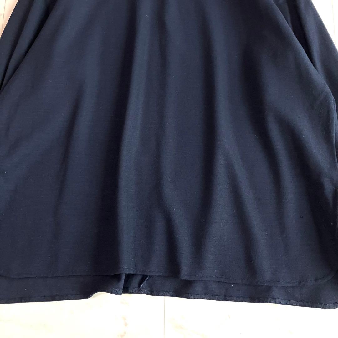 EBURE エブール クルーネック ブラウス　ソフトウール