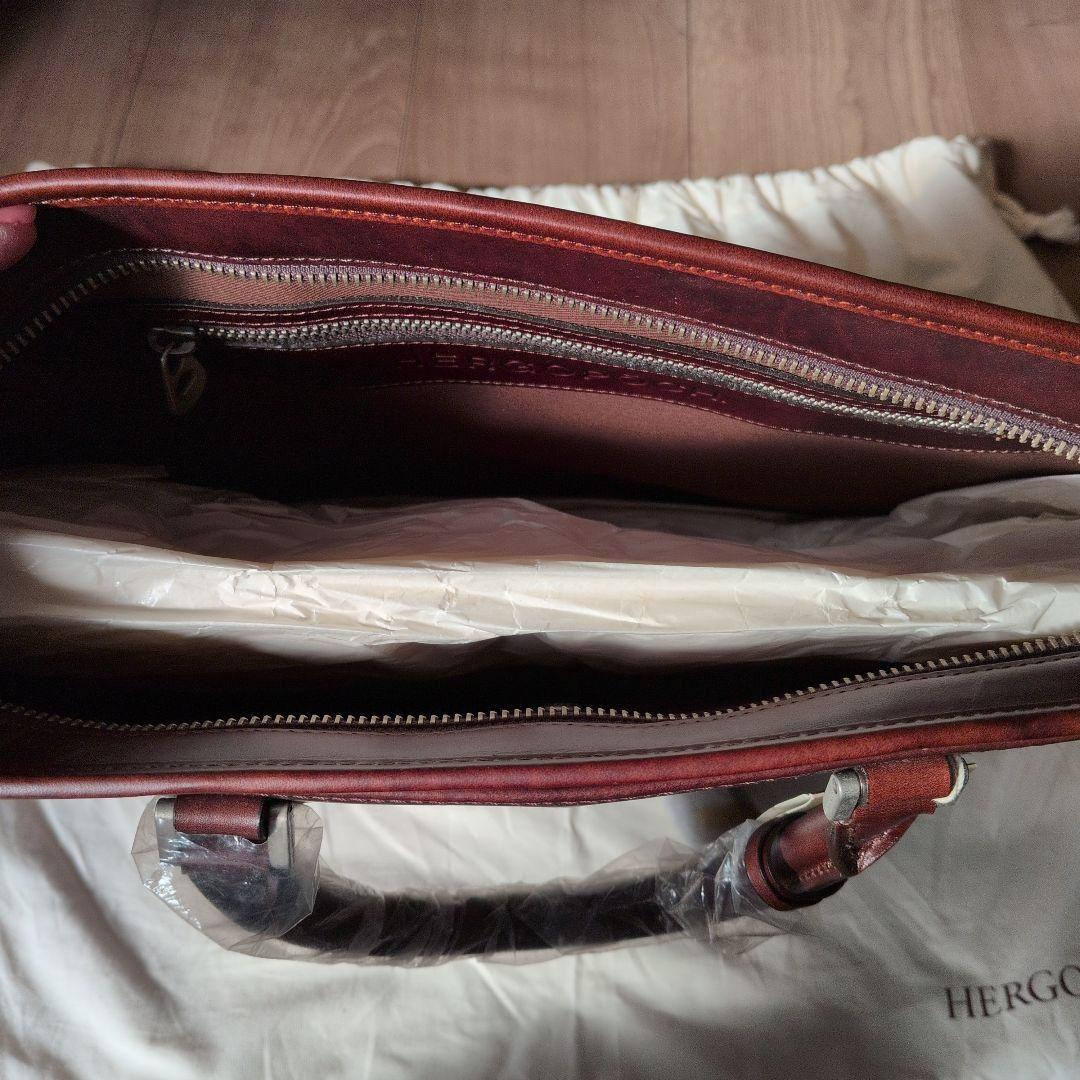 エルゴポック hergopoch ビジネスバッグ トート ハンドバッグ 本革