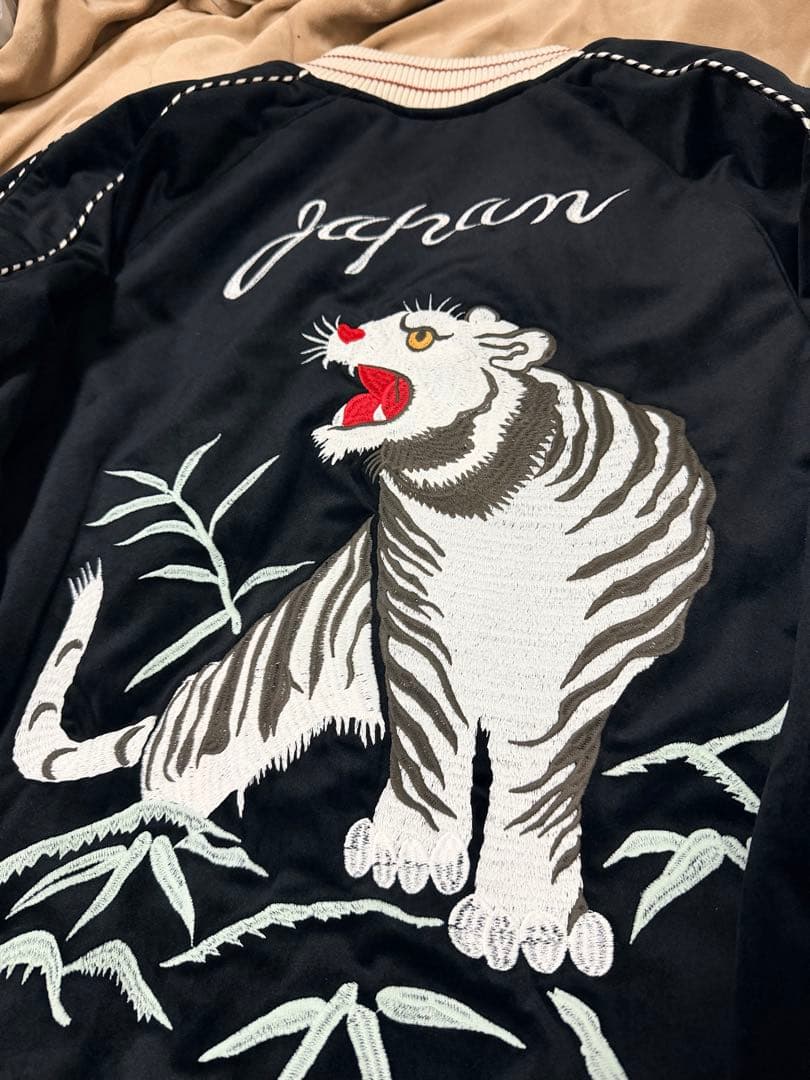 別珍 HOUSTON 虎 日本限定 スカジャン vintage unisex