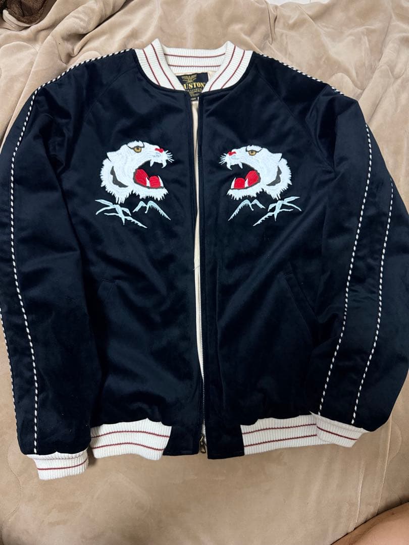 別珍 HOUSTON 虎 日本限定 スカジャン vintage unisex