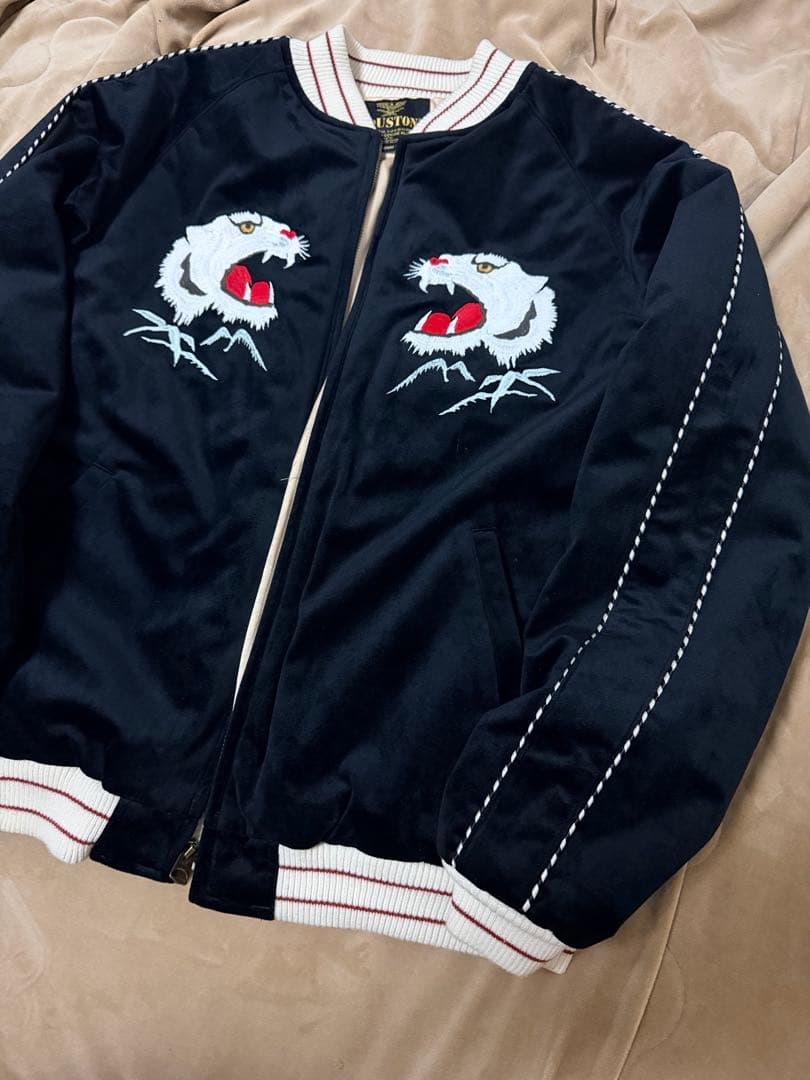 別珍 HOUSTON 虎 日本限定 スカジャン vintage unisex