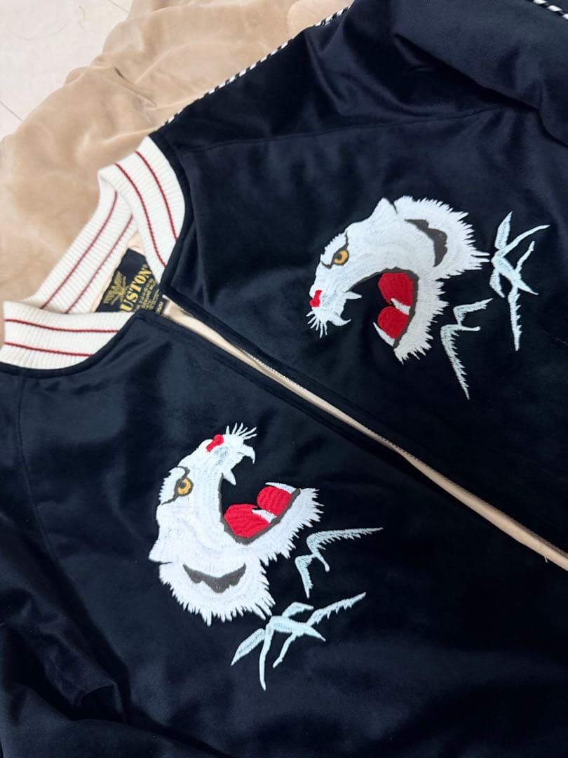 別珍 HOUSTON 虎 日本限定 スカジャン vintage unisex