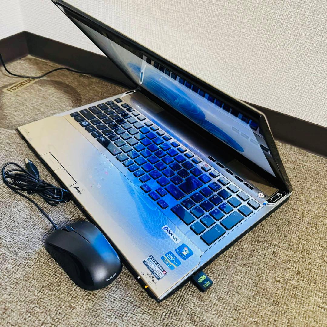 S233 NECノートパソコンi7高速SSDサクサクWindows11オフィス付