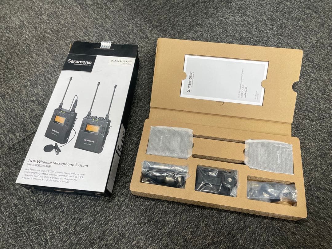 【新品・動作確認】Saramonic ワイヤレスマイク TX9/RX9