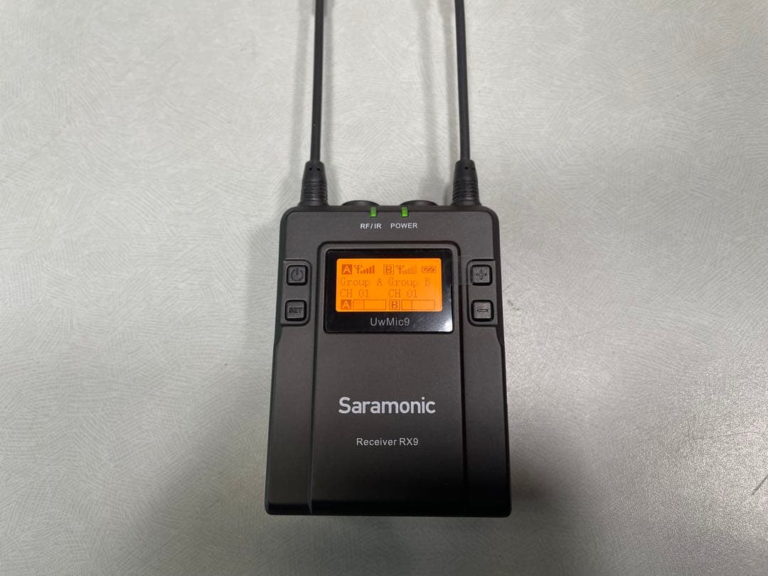 【新品・動作確認】Saramonic ワイヤレスマイク TX9/RX9