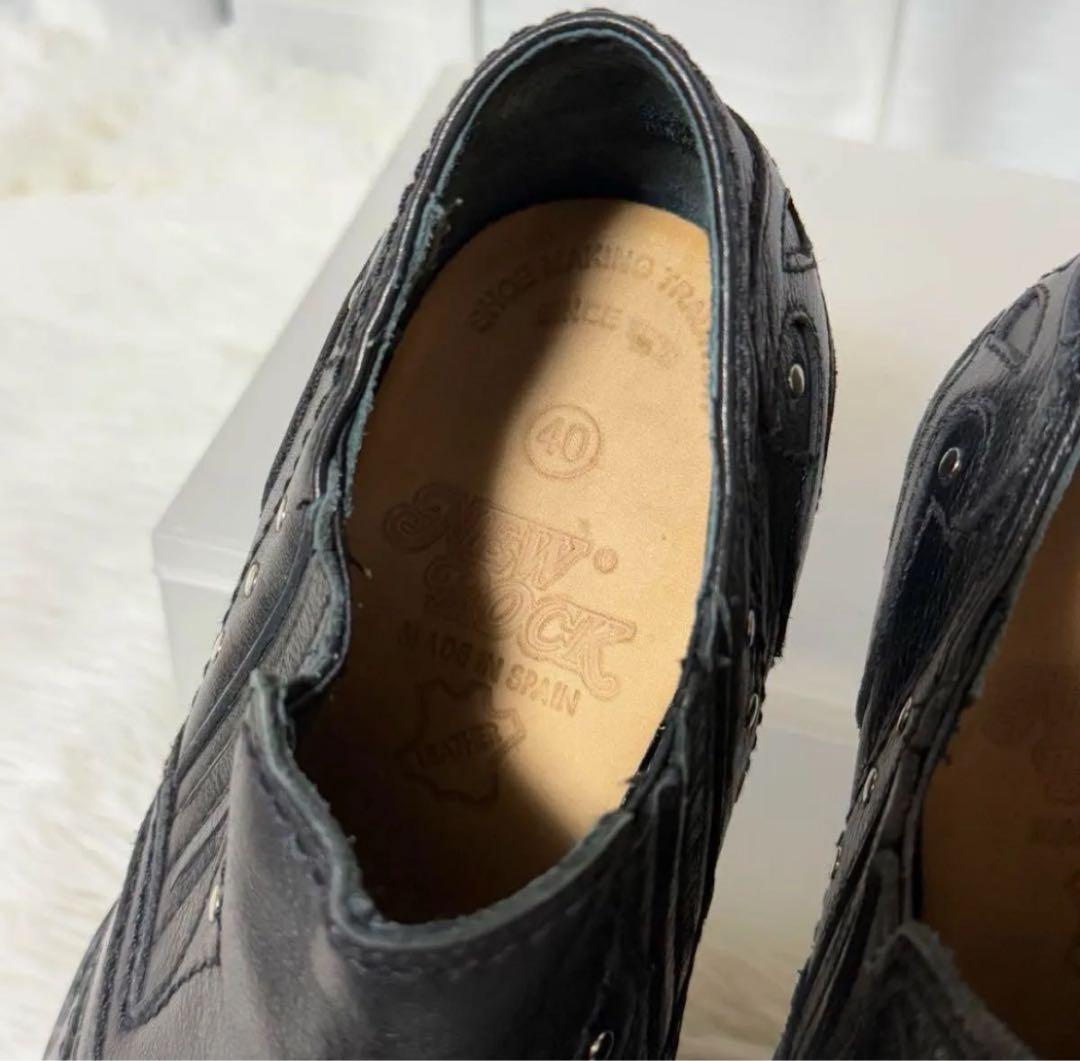 ⭐️極美品⭐️　NEW ROCK　ニューロック　ウエスタン　ポインテッドトゥ