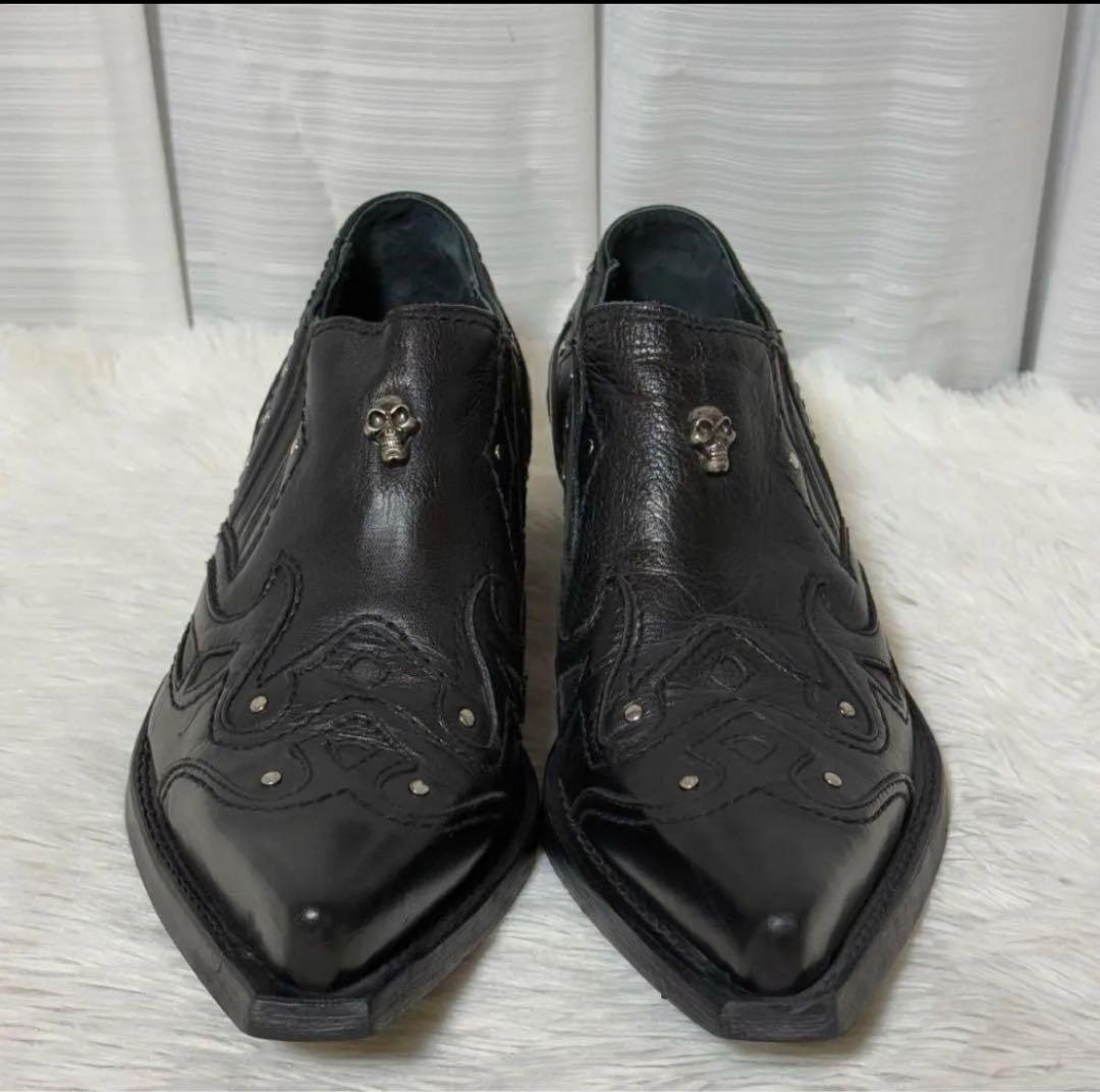 ⭐️極美品⭐️　NEW ROCK　ニューロック　ウエスタン　ポインテッドトゥ
